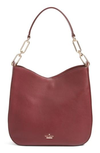 Kate Spade New York Robson Lane Sana Leather Shoulder Bag - Ivory