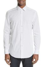 Men's Paul Smith Heart Print Sport Shirt .5 - White