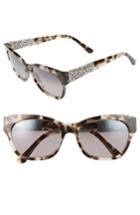 Women's Maui Jim Monstera Leaf 57mm Polarized Sunglasses - White Tokyo