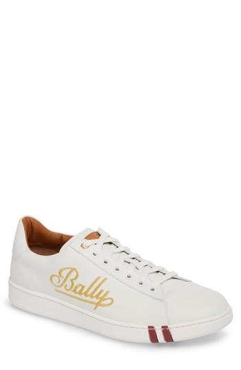 Men's Bally Winston Low Top Sneaker D - White