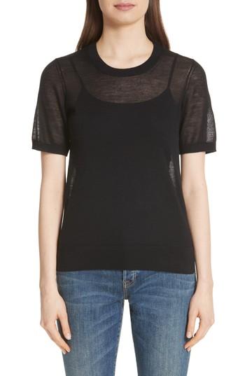 Women's Burberry Killik Cashmere Sweater - Black