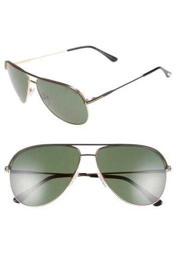Women's Tom Ford 'erin' 61mm Aviator Sunglasses -