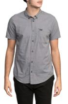 Men's Rvca 'that'll Do' Slim Fit Microdot Woven Shirt