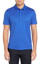 Men's Boss 'pressler' Fit Polo, Size Xxx-large - Blue