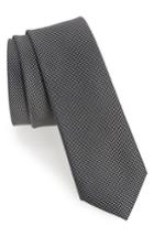 Men's Calibrate Black & White Silk Tie