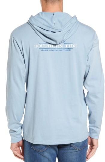Men's Southern Tide Rising Skipjack Graphic Hoodie, Size - Grey
