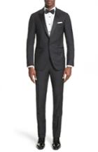 Men's Lanvin Peak Lapel Wool Blend Tuxedo