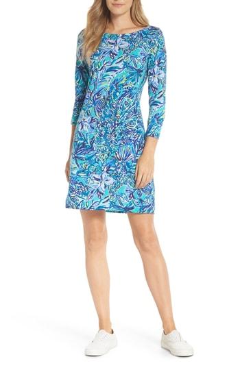 Women's Lilly Pulitzer Hollee Shift Dress, Size - Blue
