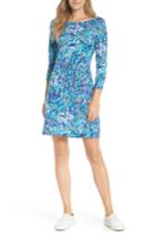 Women's Lilly Pulitzer Hollee Shift Dress, Size - Blue