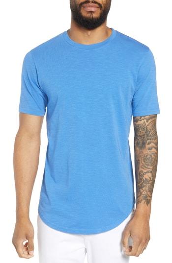Men's Goodlife Scallop Hem Slub Crewneck T-shirt - Blue
