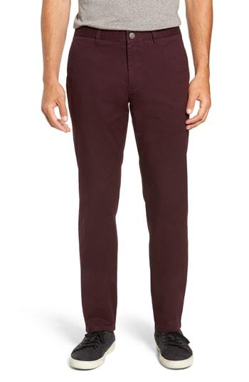 Men's Bonobos Slim Fit Stretch Washed Chinos X 34 - Purple