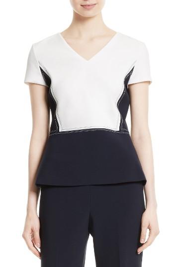 Women's Boss Imida Colorblock Peplum Top