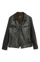 Men's Schott Nyc Slim Fit Leather Jacket