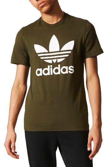 Men's Adidas Originals Trefoil Graphic T-shirt - Pink