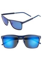 Men's Polaroid Eyewear 57mm Polarized Sunglasses - Matte Blue/ Grey Mirror