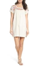 Women's Thml Embroidered Shift Dress - White
