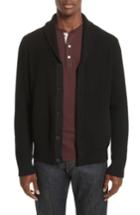 Men's Rag & Bone Cardiff Shawl Cardigan, Size - Black