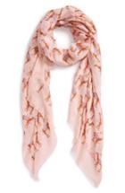 Women's Kate Spade New York Camel March Scarf, Size - Pink