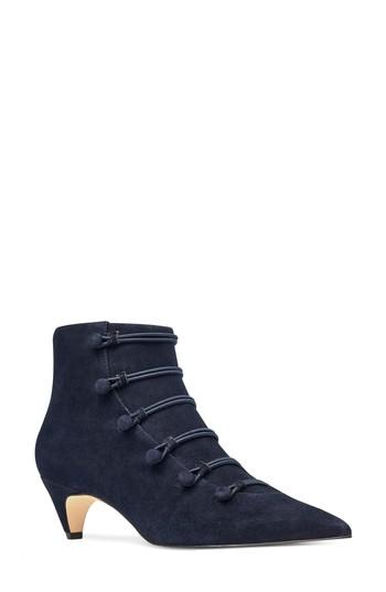 Women's Nine West Zadan Bootie .5 M - Blue