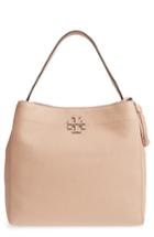 Tory Burch Mcgraw Leather Hobo - Pink