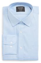 Men's Nordstrom Men's Shop Traditional Fit Non-iron Dress Shirt - 32/33 - Blue