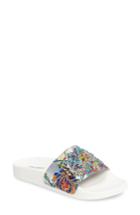 Women's Steve Madden Sparkly Slide Sandal M - White