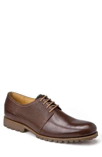 Men's Sandro Moscoloni Fabian Plain Embossed Derby D - Brown