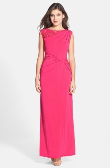 Women's Ellen Tracy Column Gown - Pink