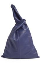 Creatures Of Comfort Large Nappa Leather Malia Bag - Blue