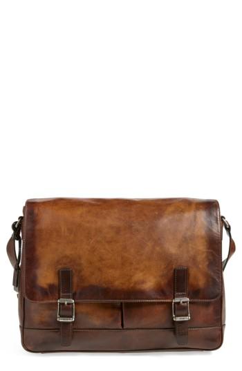 Men's Frye 'oliver' Leather Messenger Bag -