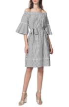 Women's Donna Morgan Poplin Shift Dress - Black