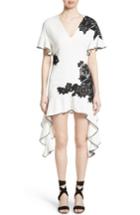 Women's Jonathan Simkhai Lace Applique Mixed Media Dress