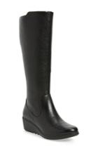Women's Clarks Ara Esa Wedge Boot, Size 6 M - Black