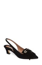 Women's Brian Atwood Georgina Kiltie Slingback Pump Us / 35eu - Black