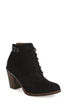 Women's Lucky Brand 'echoh' Lace-up Bootie M - Black