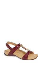Women's Vionic Farra Orthaheel Sandal M - Burgundy