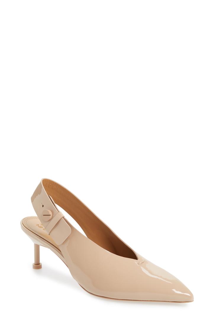 Women's Mercedes Castillo Kinslee Slingback Pump .5 M - Beige