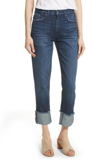 Women's Joie Josie Straight Leg Crop Cuff Jeans - Blue