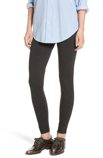 Women's Halogen Seamed Ponte Knit Leggings, Size - Grey