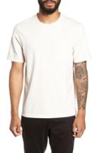 Men's Vince Regular Fit Garment Dye Pocket T-shirt - White