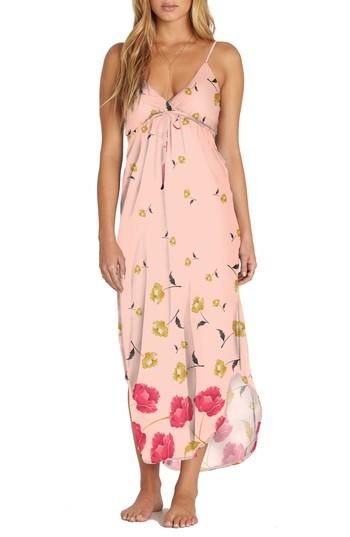 Women's Billabong Like Minded Print Maxi Dress - Pink