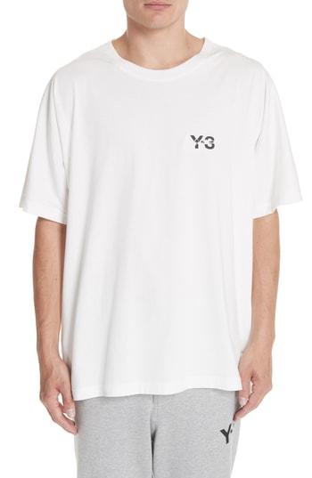 Men's Y-3 Oversize Logo T-shirt - White