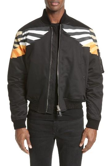 Men's Givenchy Wing Print Bomber Jacket
