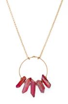 Women's Hespera Jewelry Crystal Pendant Necklace
