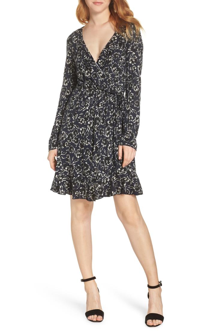 Women's French Connection Aubi Meadow Jersey Dress - Blue