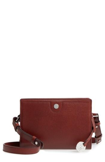 Lodis Pheobe Leather Crossbody Bag - Red
