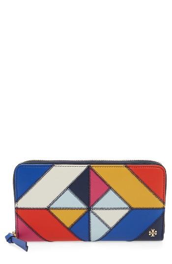Women's Tory Burch Diamond Stitch Zip Continental Wallet -