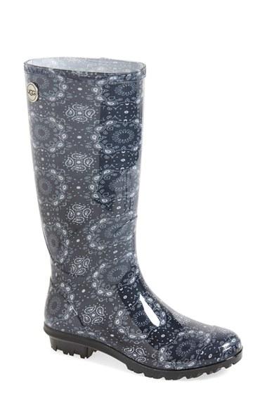 Women's Ugg 'shaye' Rain Boot M - Black