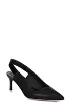 Women's Via Spiga Blake Slingback Pump .5 M - Black