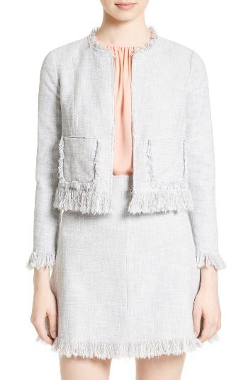 Women's Rebecca Taylor Slub Suit Jacket